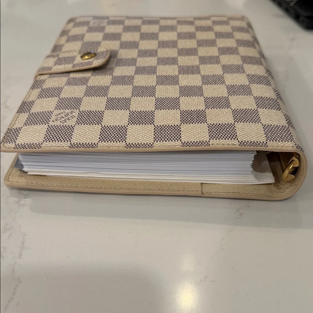 Louis Vuitton Damien azur A5 agenda